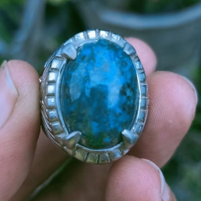 Cincin Batu Bacan Doko Lawas Natural