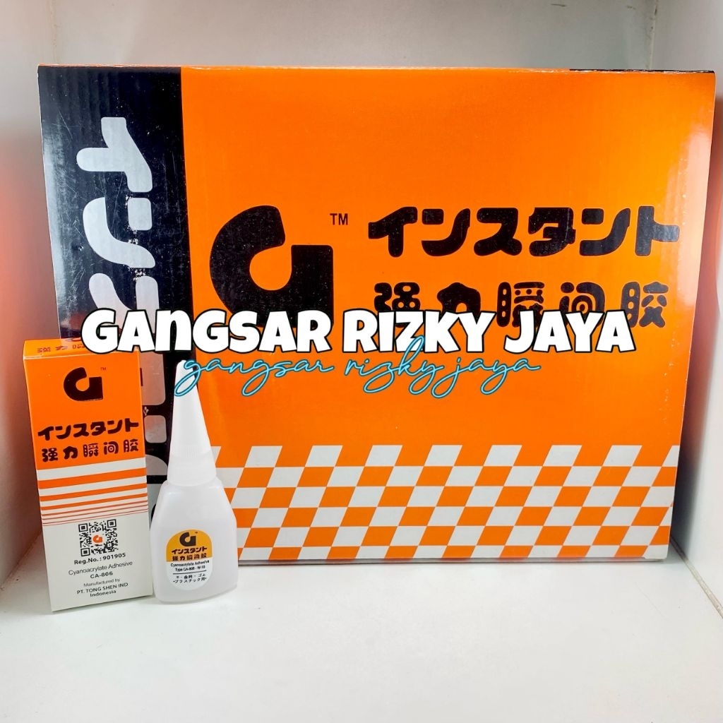 

[GIJ] - Lem G original 100 % isi 50 Pcs Paket 50pc Lem Tetes G / Lem G Korea 1 box isi 50 pcs