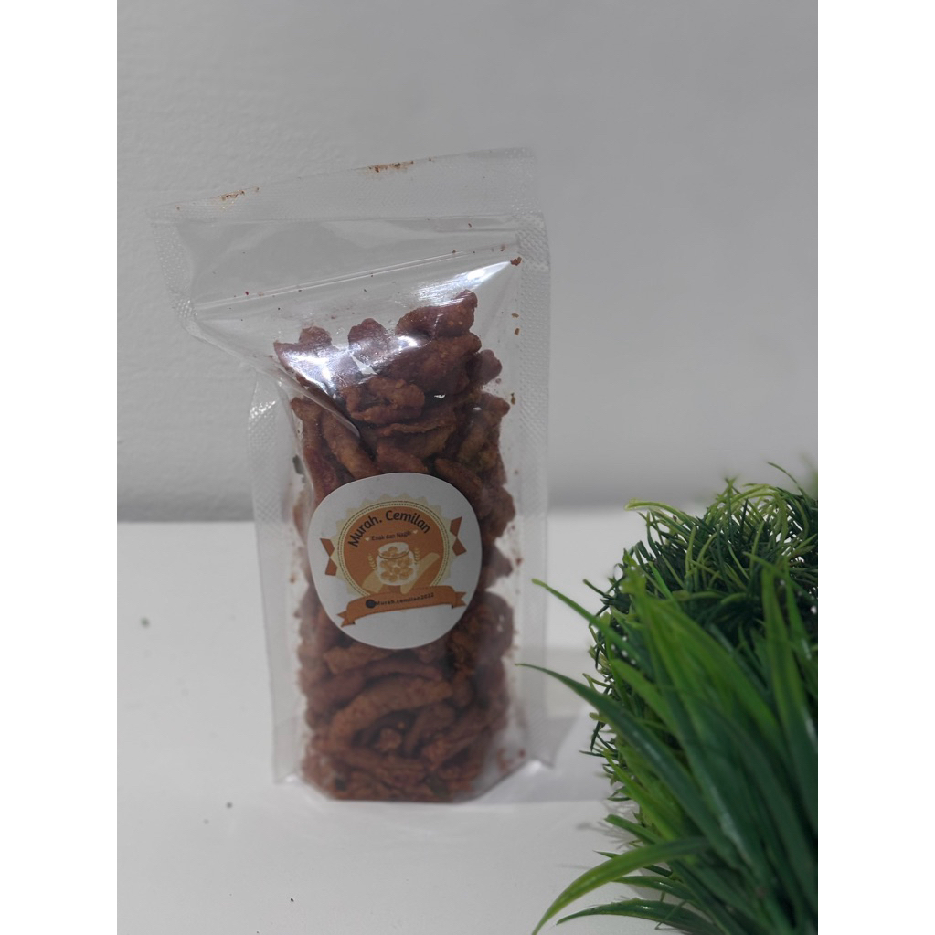 

ready kripik usus original/usus pedas daun jeruk/usus pedas