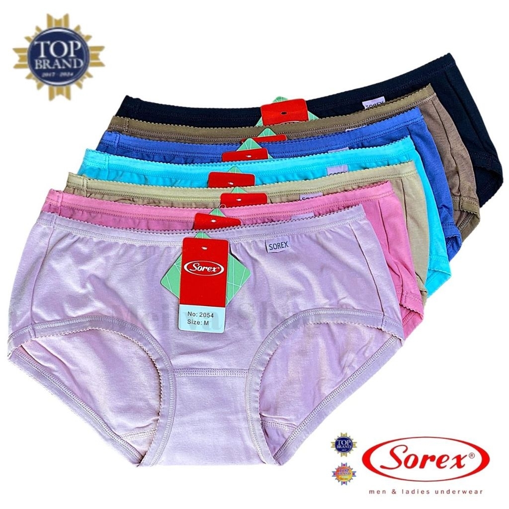 3pcs - Cd Sorex 2054 wanita dewasa - celana dalam cewek bahan katun - pakaian dalam wanita berkualit