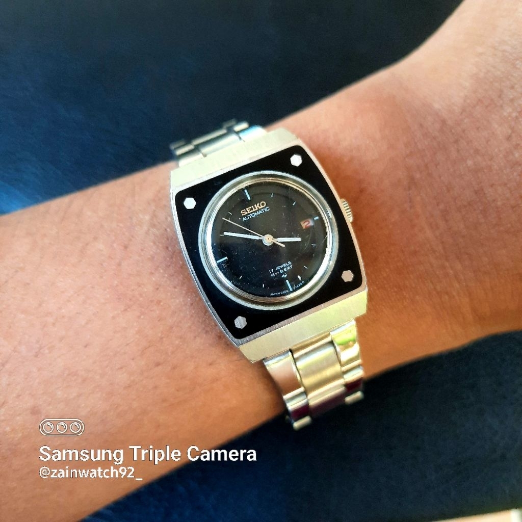 Jam Tangan Wanita Seiko Hi-Beat Tank 2205-0830 Automatic 17 Jewels Stainless Original