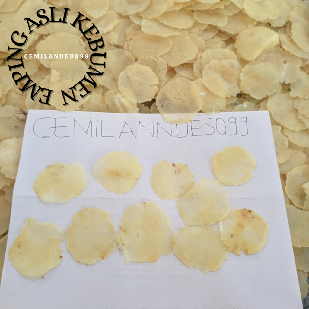

1 KILO EMPING MLINJO MURNI ASLI AMBAL,KEBUMEN