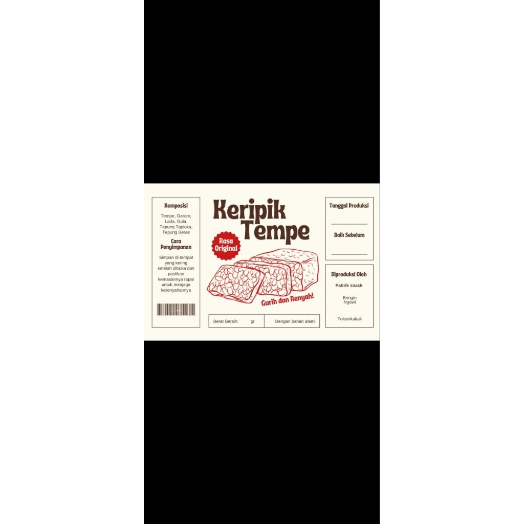 

KRIPIK TEMPE DAUN JERUK