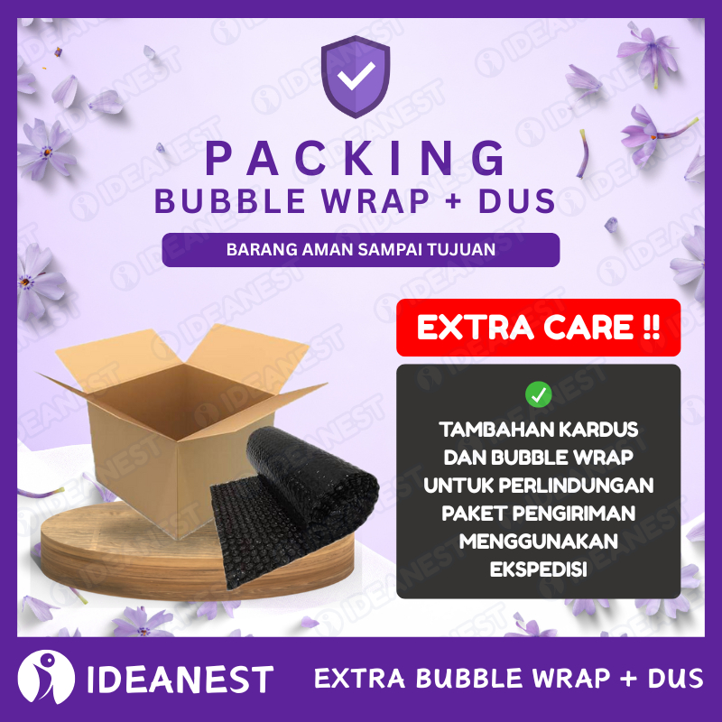

EXTRA Packing Bubble Wrap dan Dus Safety Packing Tambah Paking