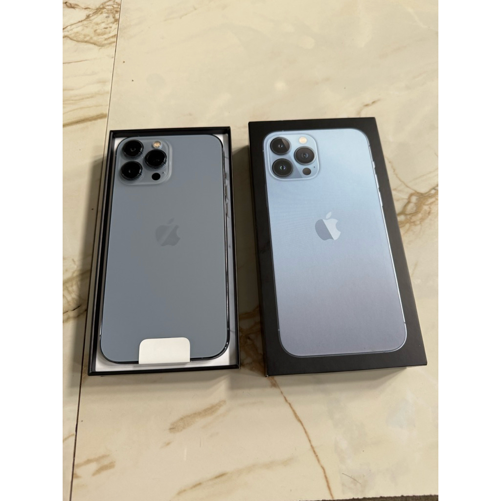 2nd Like New iphone 13 pro max 128GB sierra blue ibox