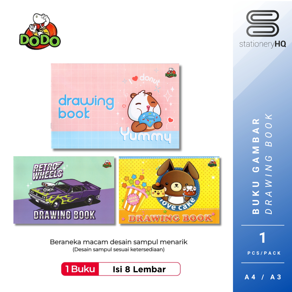 

Dodo Buku Gambar A4 / A3