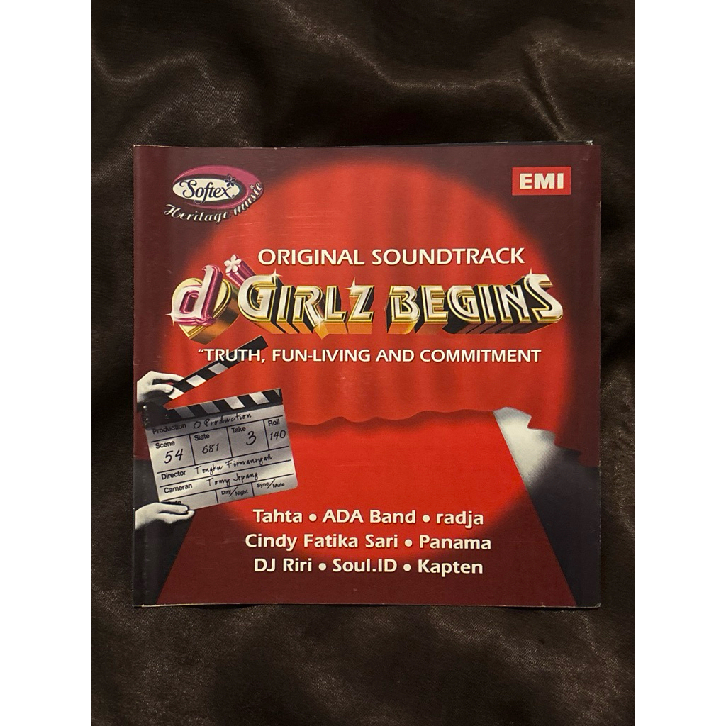 CD ALBUM VA DGIRLZ BEGINS KAPTEN TAHTA ADA BAND ORIGINAL