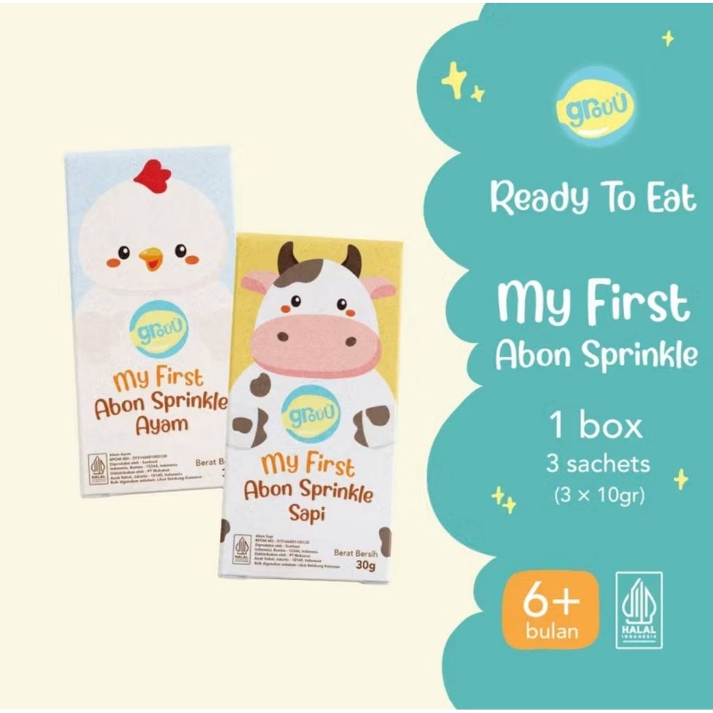 

Grouu - Abon Mpasi & Anak (Abon Sapi) - BB Booster - NO MSG