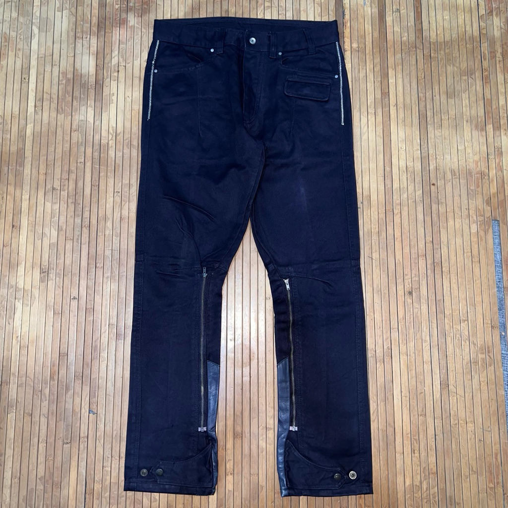 DIESEL JEANS INDUSTRY BLACK COATED JEANS bondage