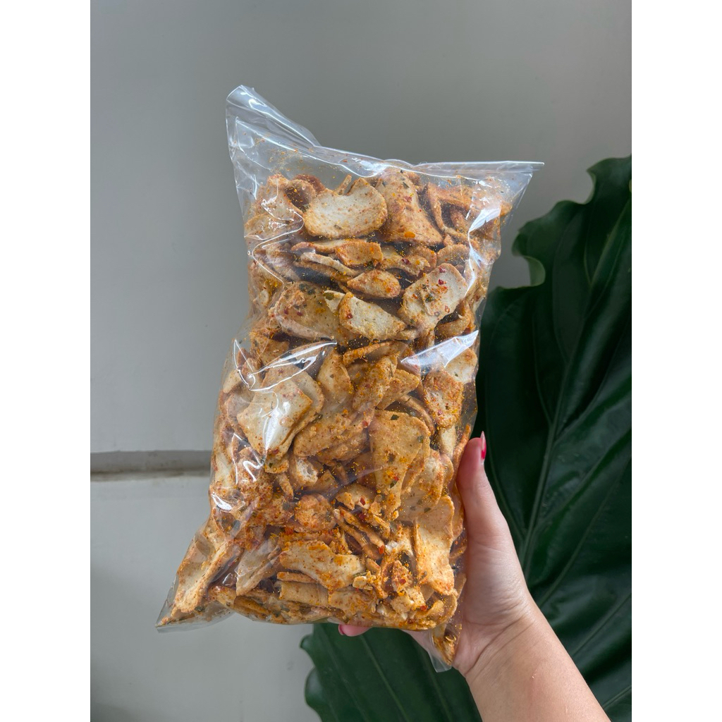 

Keripik Basreng Daun Jeruk Pedas 500 Gram