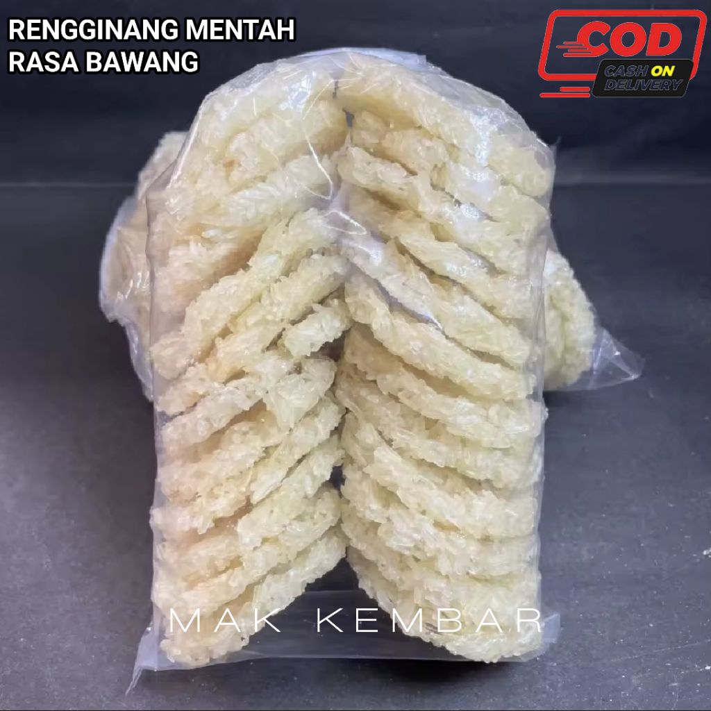 

Rengginang Mentah Original Rasa Bawang Rangginang Asli Ketan Rasa Bawang Kemasan 1KG Super Gurih Dan Renyah
