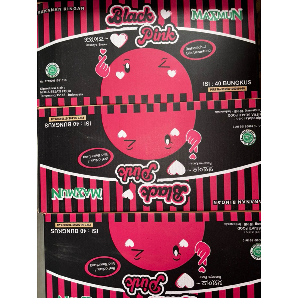 

Snack Maxmun Black Pink | Ciki Berhadiah |
