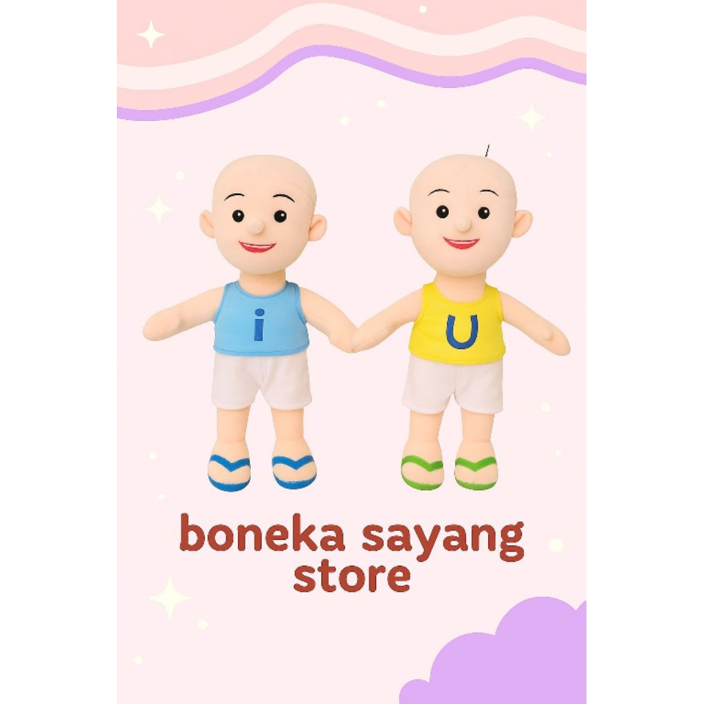 Boneka Upin & Ipin Lucu Banget – Teman Main & Peluk Si Kecil