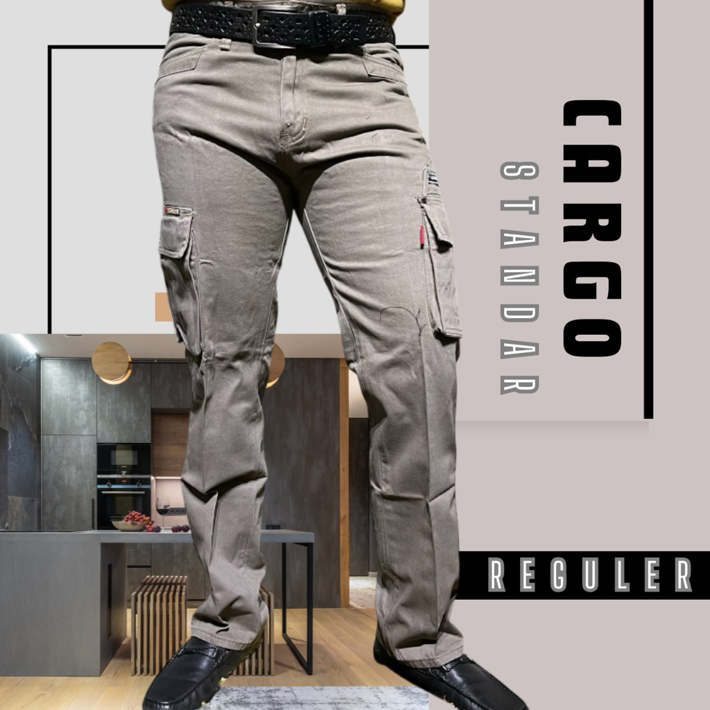 PO 65 O’City Project - Celana Cargo reguler Canvas Premium Celana Canvas Standar