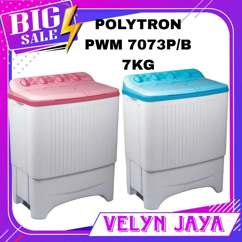 Mesin cuci polytron 2 tabung 7kg mesin cuci 2 tabung polytron 7 kg