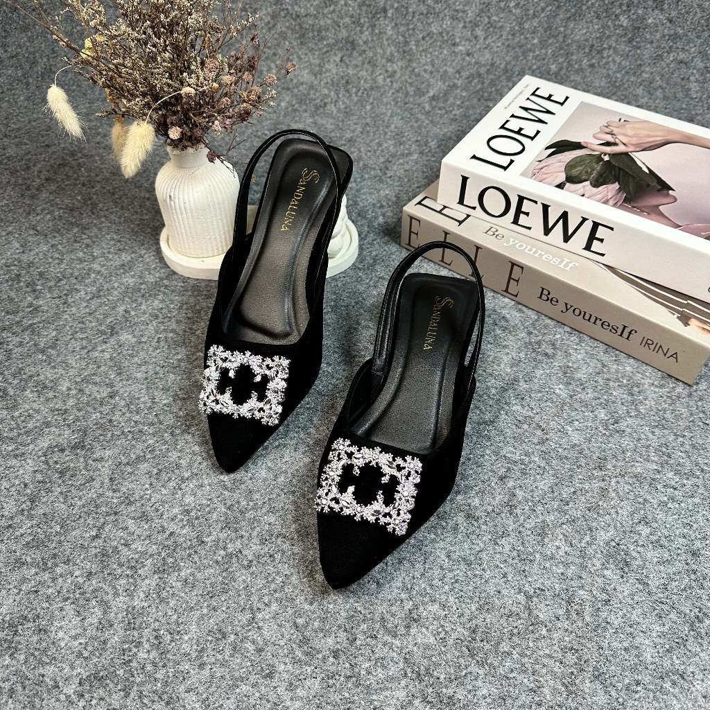 UPStore77 - Sepatu Heels Pesta Wanita Terbaru Sepatu Pesta Wanita Casual Manik Sepatu Heels Wanita