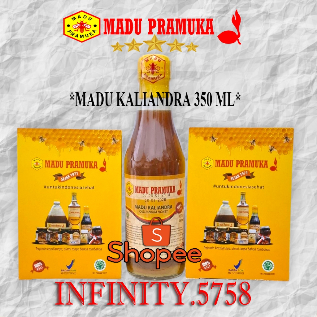 

MADU KALIANDRA MADU PRAMUKA 350 ML (HONEY)
