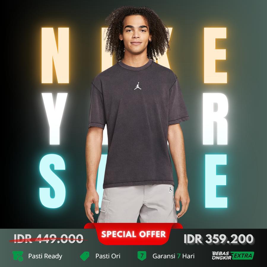 Kaos Nike Jordan Men's Dri-FIT Sport Jumpman logo T-Shirt - Black