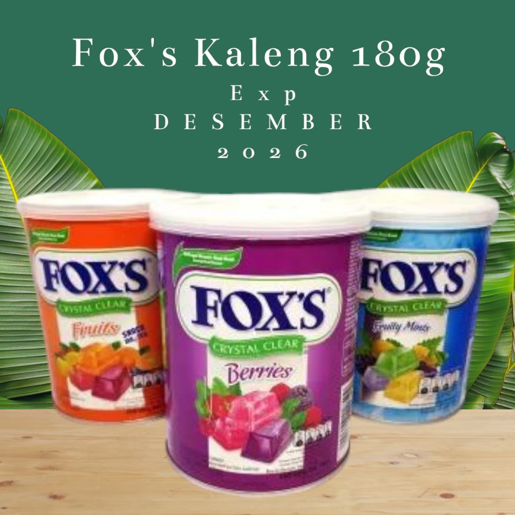 

Permen foxs crytal clear candy 180g