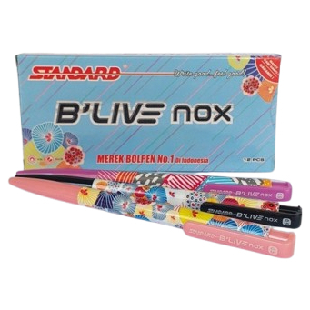 

Bolpen / PulpenStandard B'live Nox 0.5 Hitam Ecer