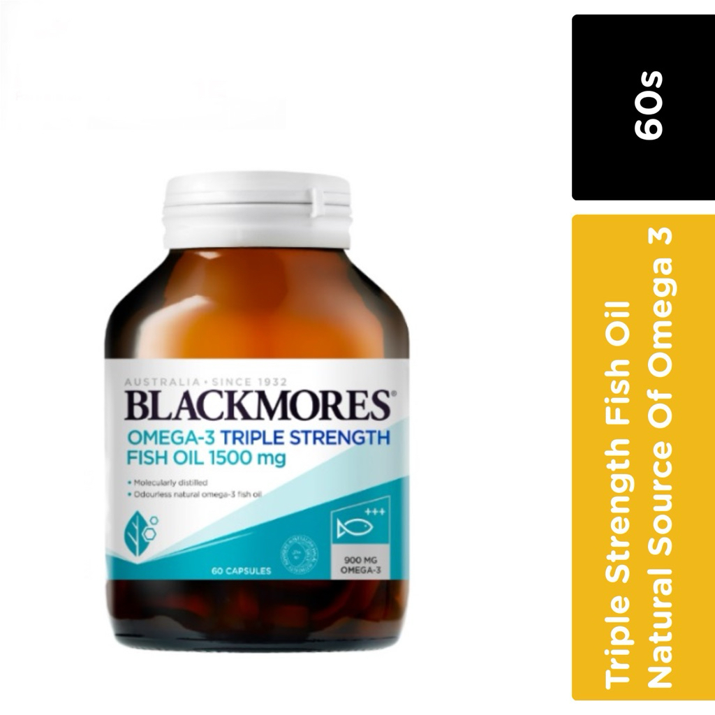 Blackmores Omega-3 Triple Strength Fish Oil 1500 Mg 60 Capsules