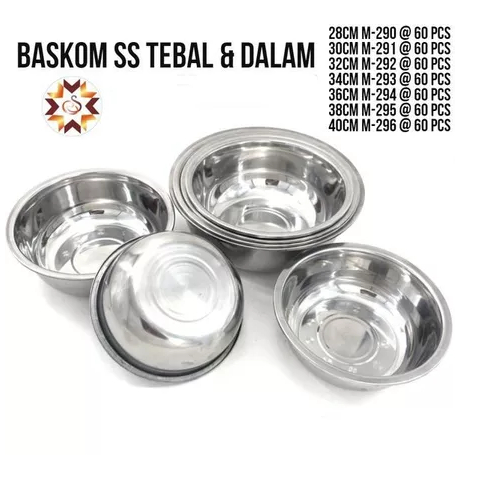 BASKOM STAINLESS JUMBO BESAR BASKOM BESAR BASKOM STAINLESS JUMBO