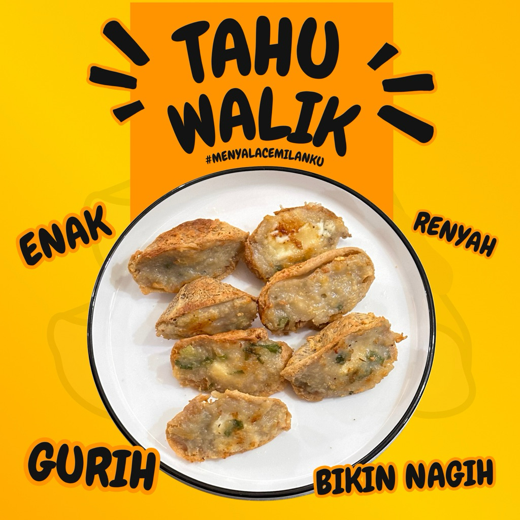 

Promo paling murah Tahu walik lumer + saus sambal Acian Food