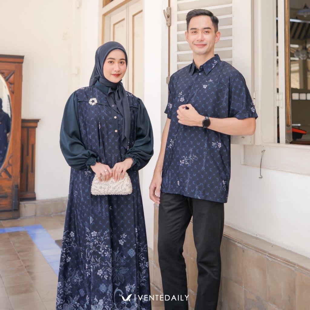 GAMIS KOKO COUPLE • COUPLE BAHAN SILK • DANIA COUPLE BY VENTE DAILY