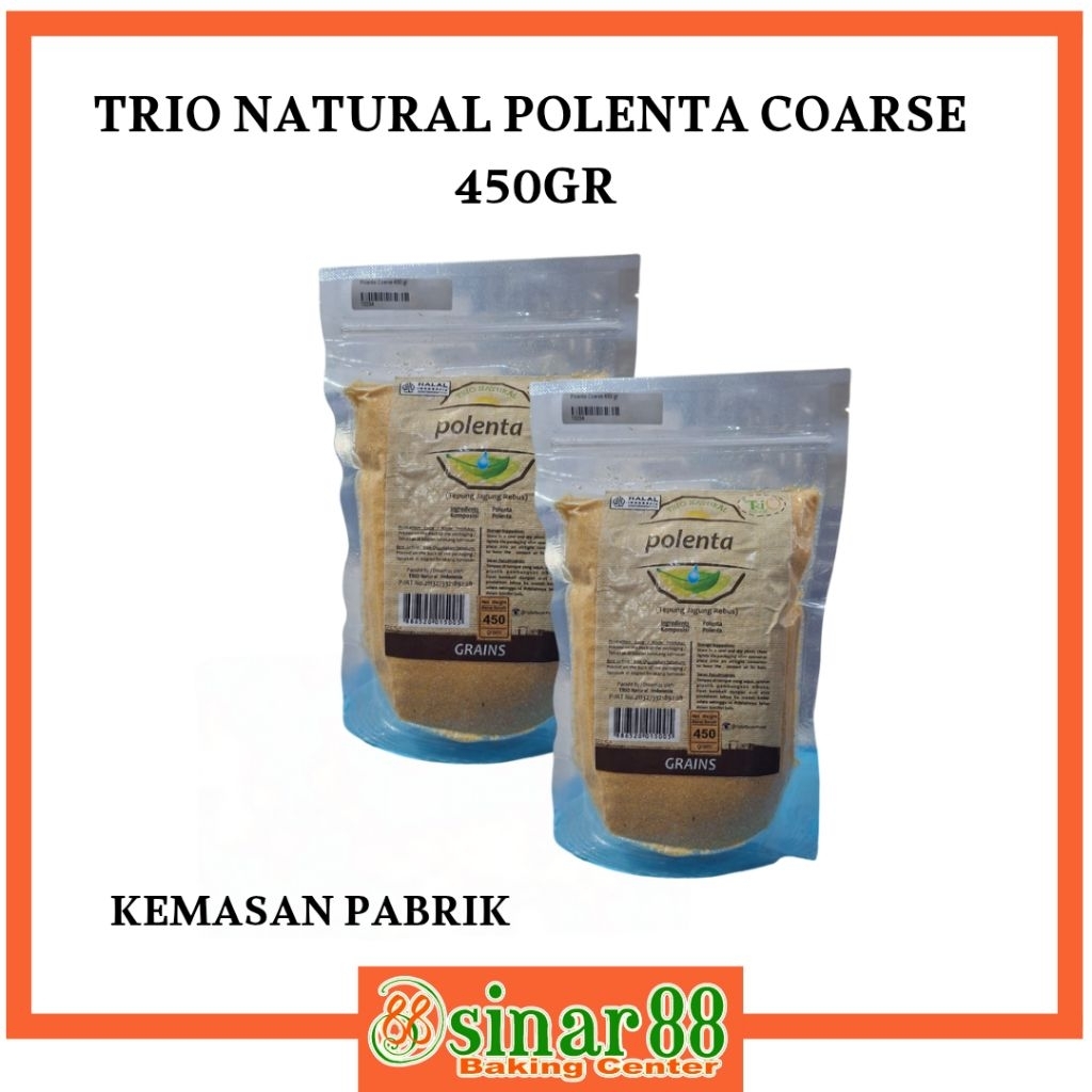 

TRIO NATURAL POLENTA COARSE 450 GR