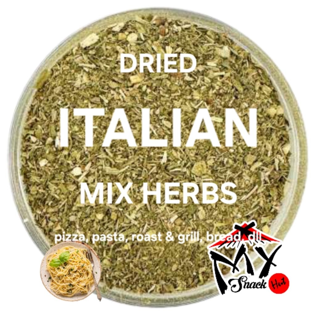 

ITALIAN MIXED HERBS 100GR DRIED DRY HERB HERBS REMPAH BUMBU DAPUR MASAK DAUN MASAKAN ITALI PIZZA