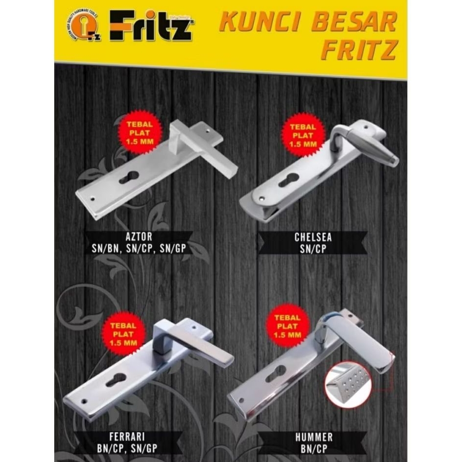 Kunci Pintu Set Besar / Gagang Kunci Pintu Set FRITZ HD