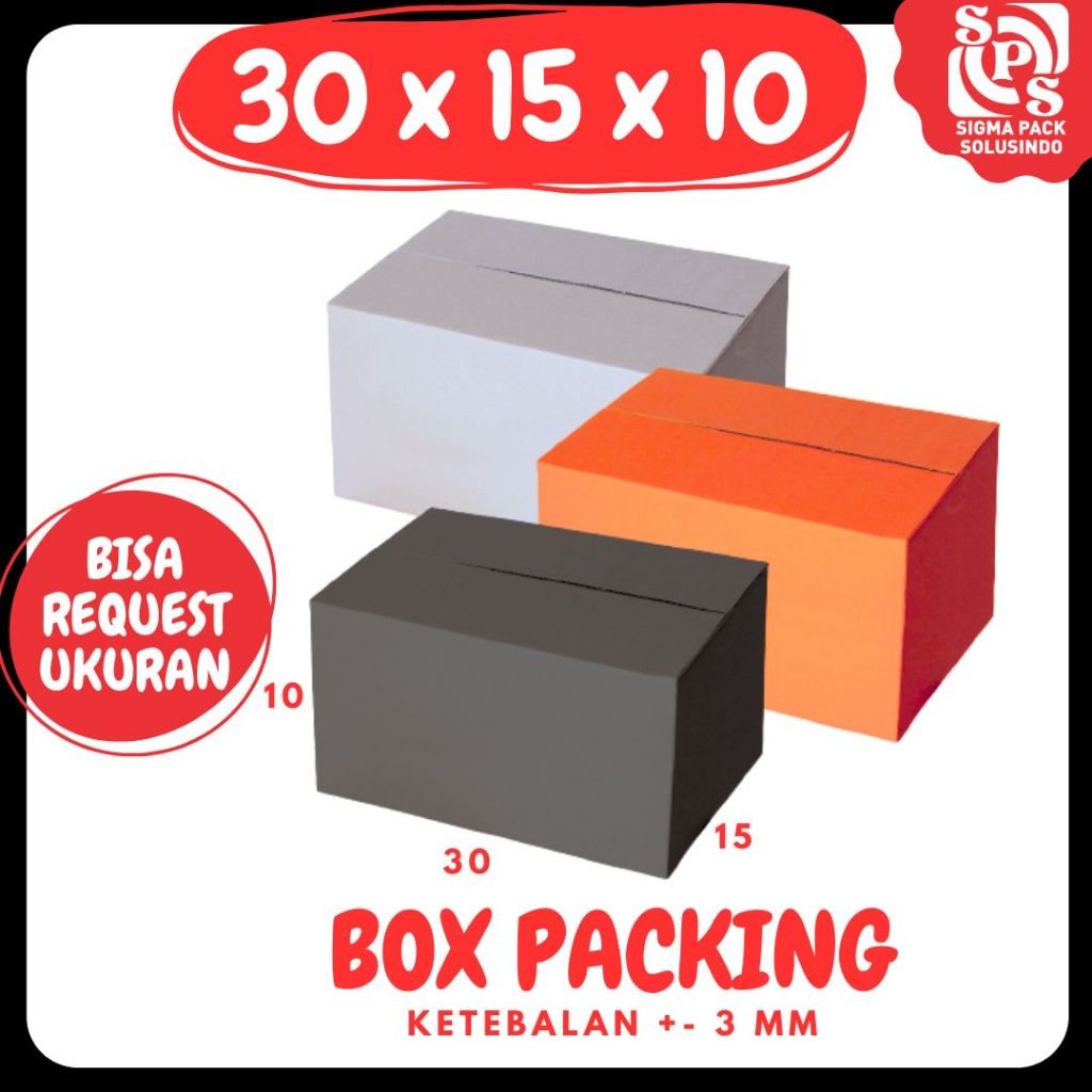 

Box 30x15x10 Kardus A1 Packing Botol Dus Kotak Kemasan Obat Mainan Olshop Souvenir Madu Zigma Pack