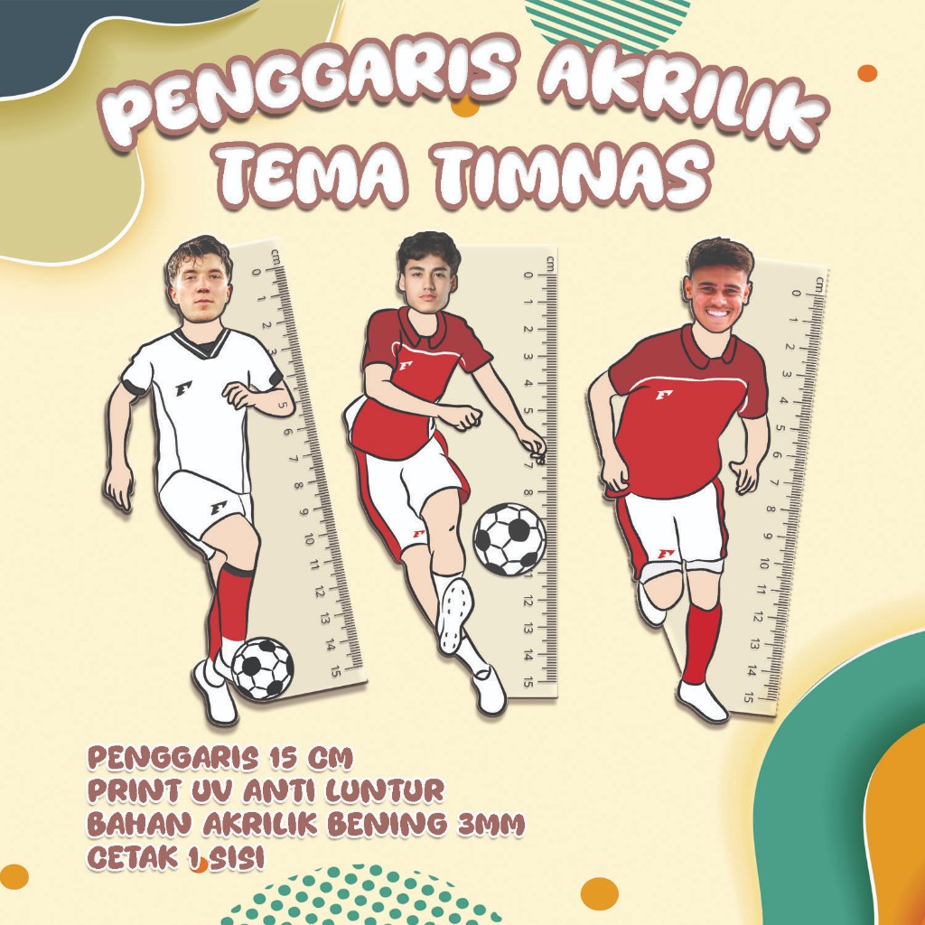 

PENGGARIS AKRILIK TIMNAS FULL BODY - Pemain Bola Indonesia - kode PGR_TIM