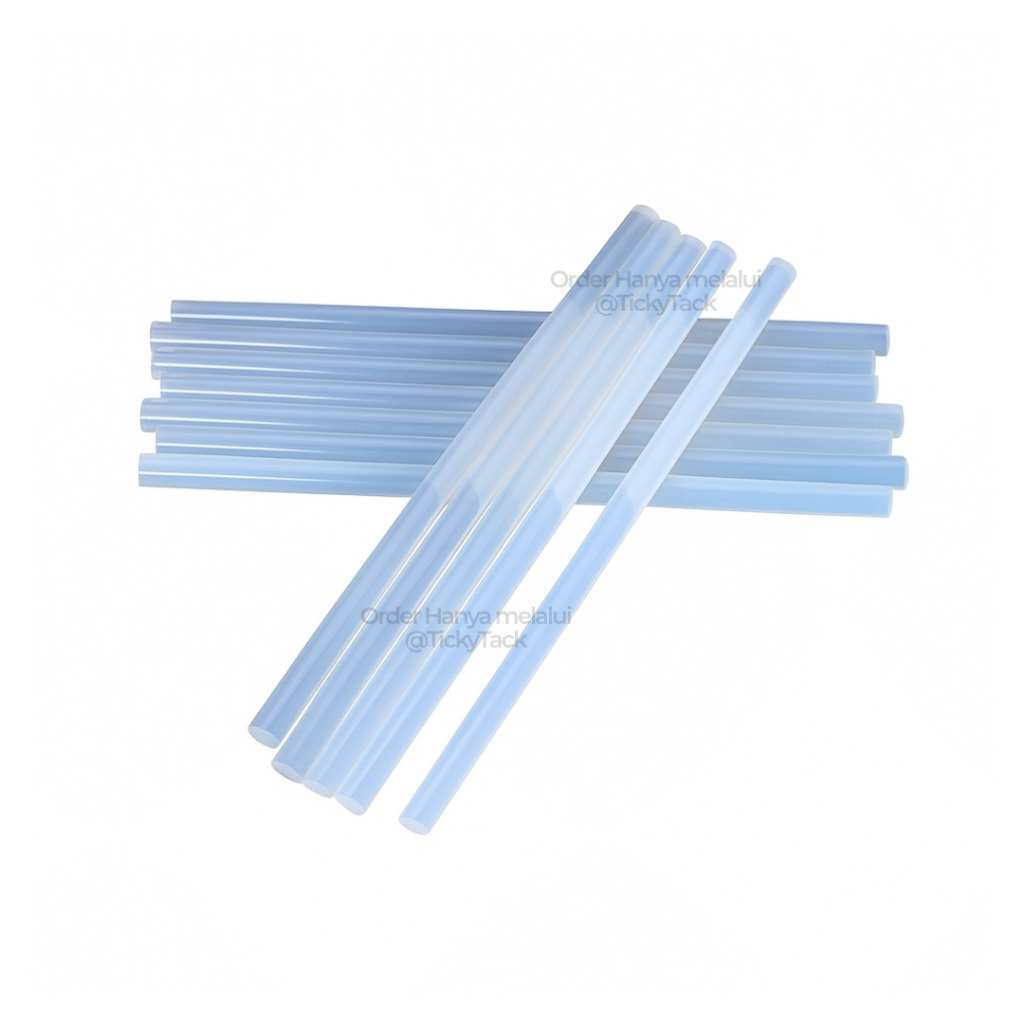

009 Lem Tembak Bakar Stik 10 PCS X 27 CM - Isi Ulang Model Lilin | Lem Lilin Glue Stick Panas untuk DIY Kerajinan Tangan | Isi Ulang Lem Tembak Mini | Lem Panas Praktis SD SMP SMA