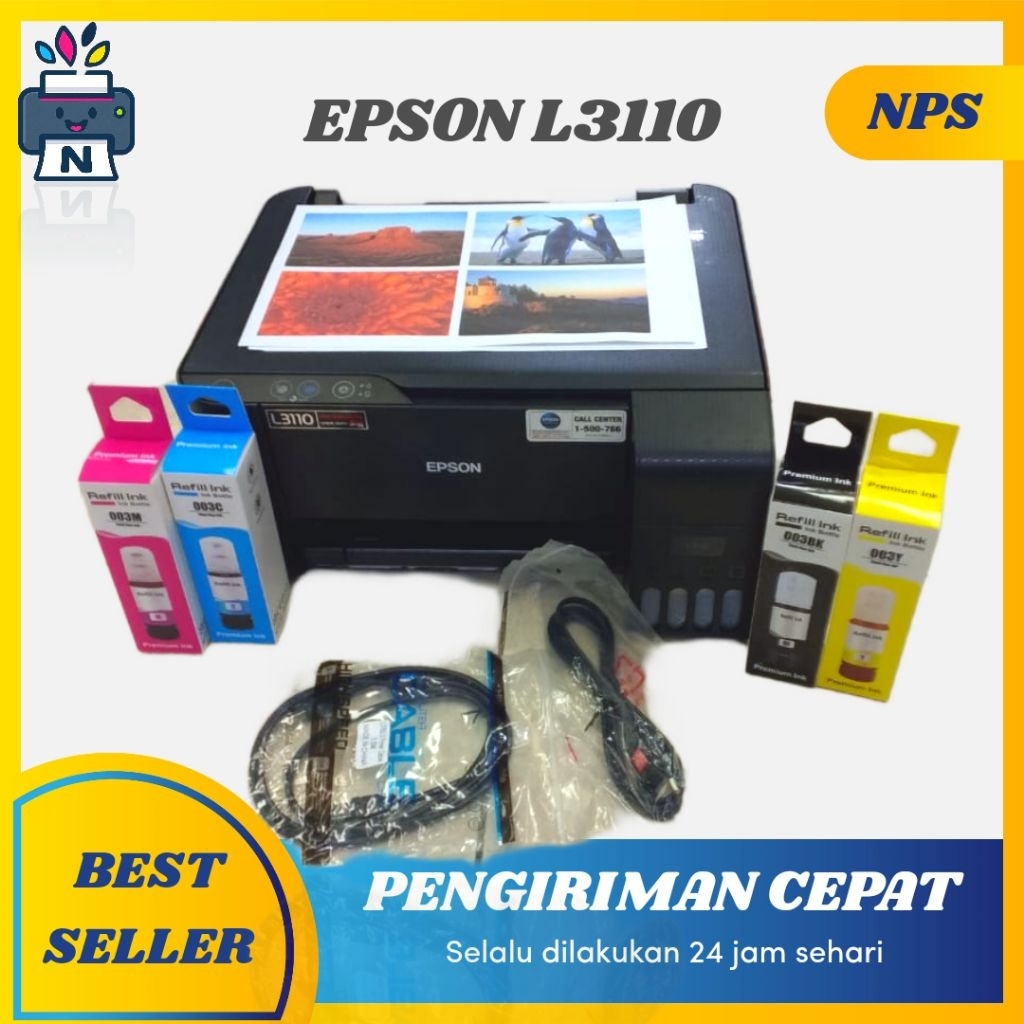 printer tinta printer Epson l3110 printer warna garansi toko