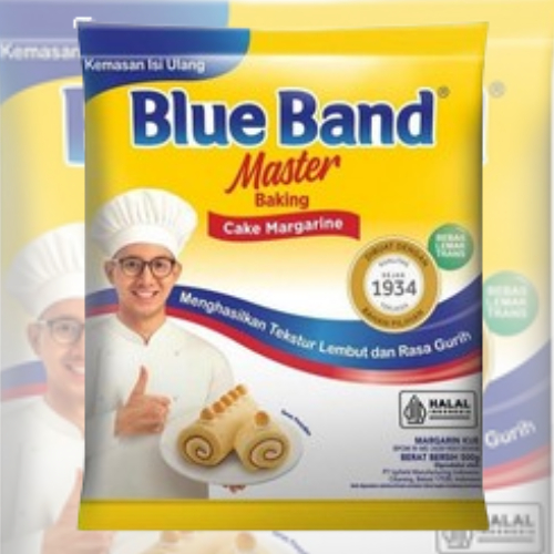 

Blue Band Master Baking Cake Margarine Sachet 500 gr