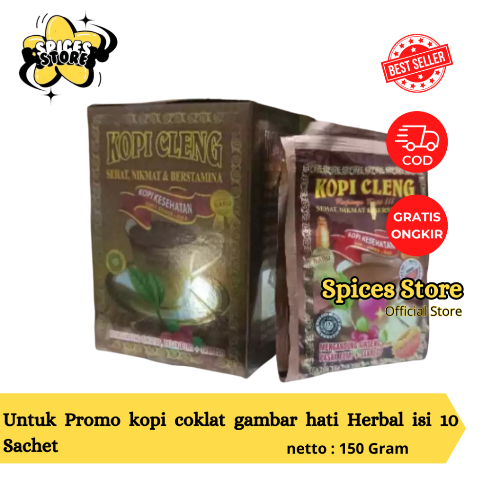

Promo Untuk Promo kopi coklat gambar hati Herbal isi 10 Sachet - Spices Store