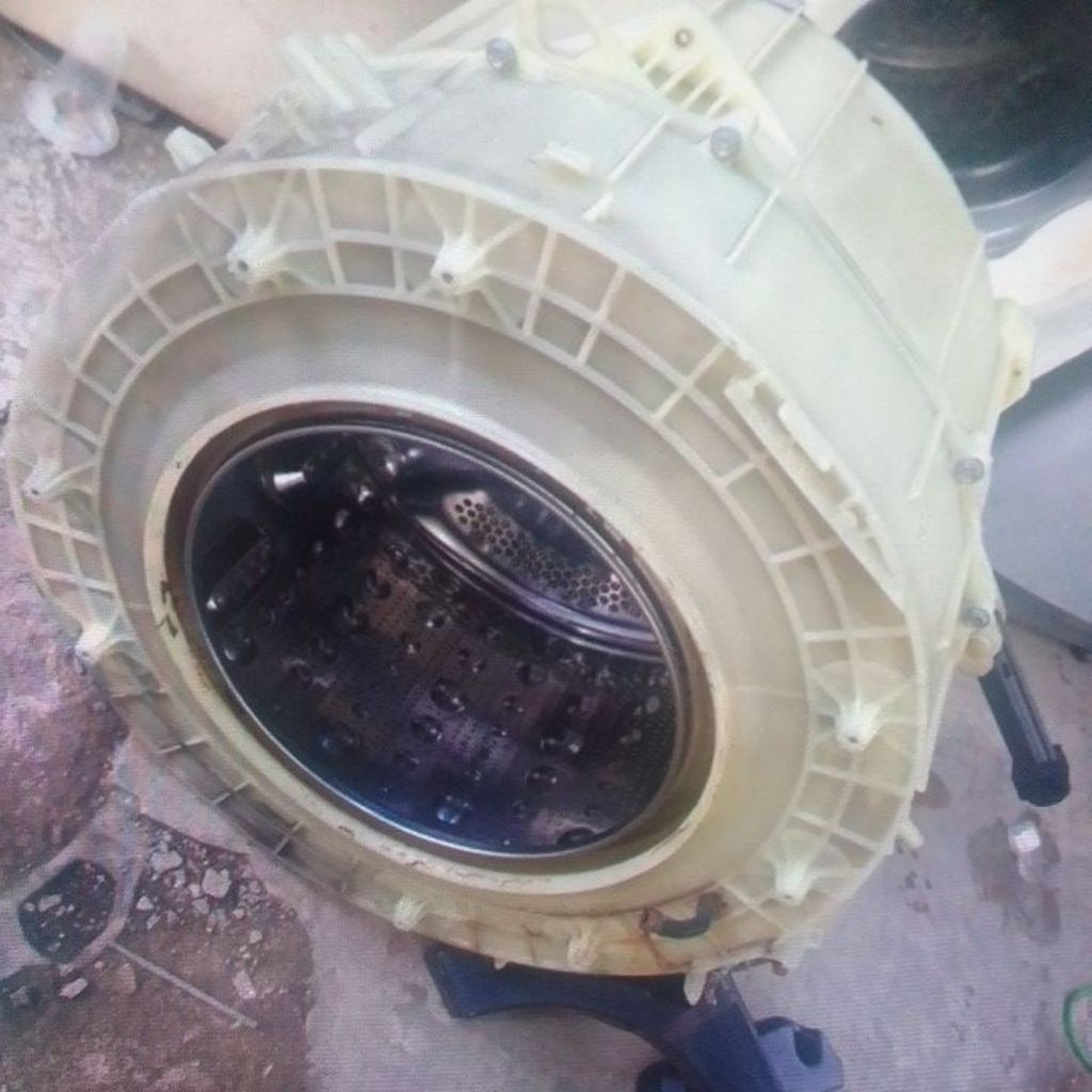 tabung set mesin cuci LG front loading 9 kg