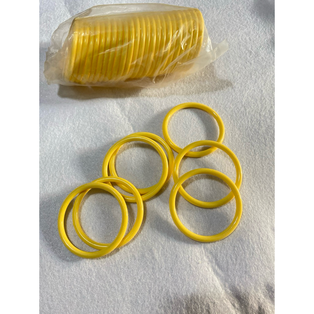12 Pcs - Ring Bulat Plastik untuk Kerajinan Tangan