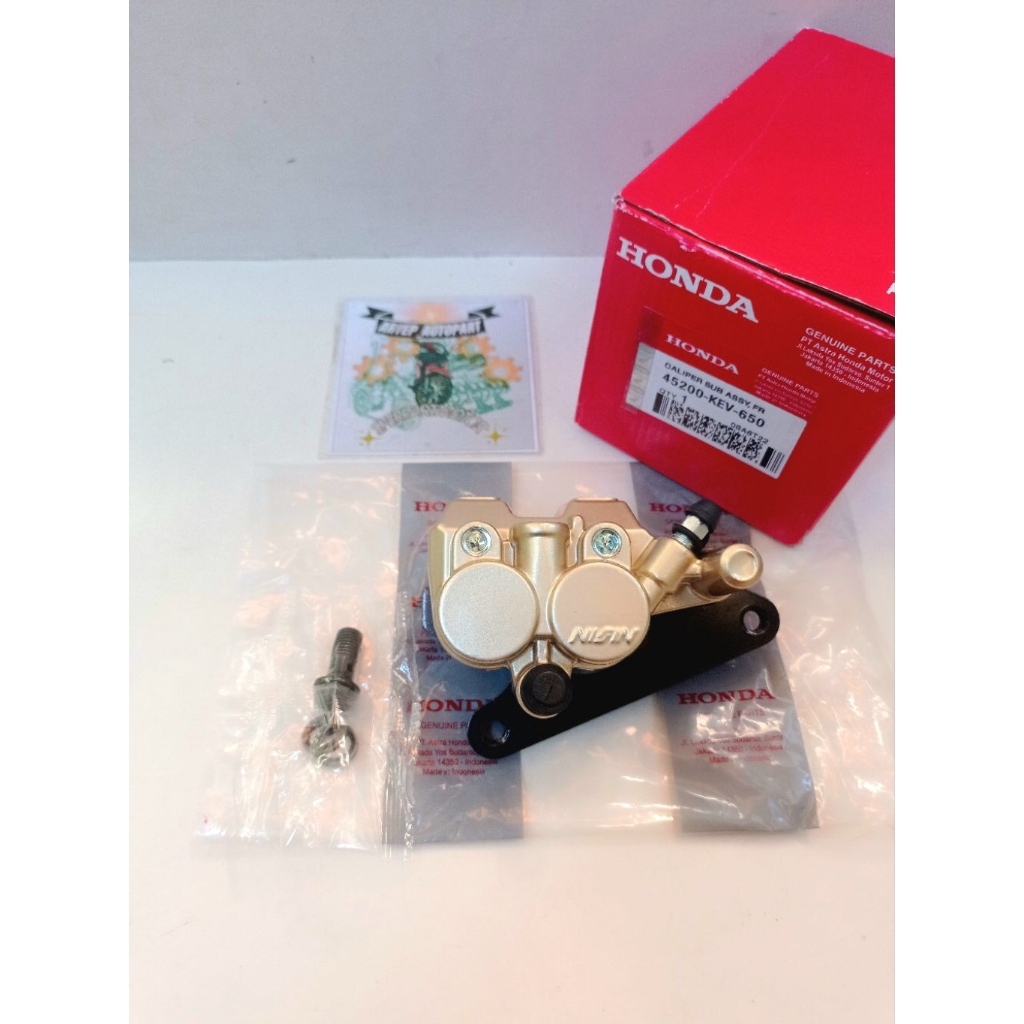 45200-KEV-650 KALIPER ASSY CAKRAM DEPAN HONDA SUPRA X,REVO LAMA,SUPRA FIT NEW,KARISMA ORIGINAL