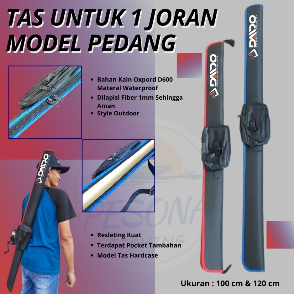 GROSIR TAS Model PEDANG PANCING KHUSUS JORAN PANJANG 100 & 120