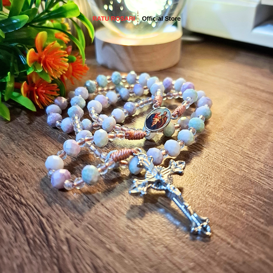 Rosario Kristal Ceko ORIGINAL / Rosario Kristal Ceko / Rosario Katolik