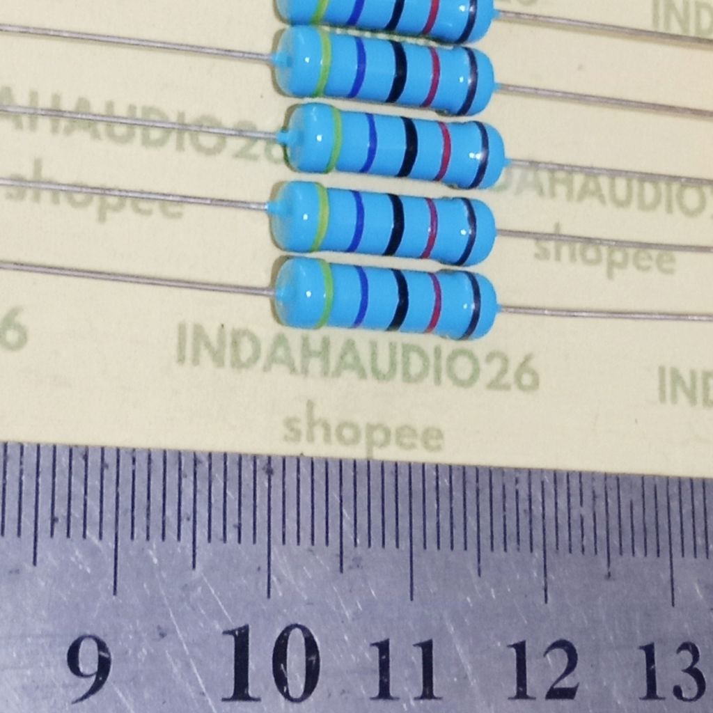 metal film 47K  2W 1% resistor 47k  2 watt  47 kilo ohm 2 w 2watt 1 persen 47 k 2w