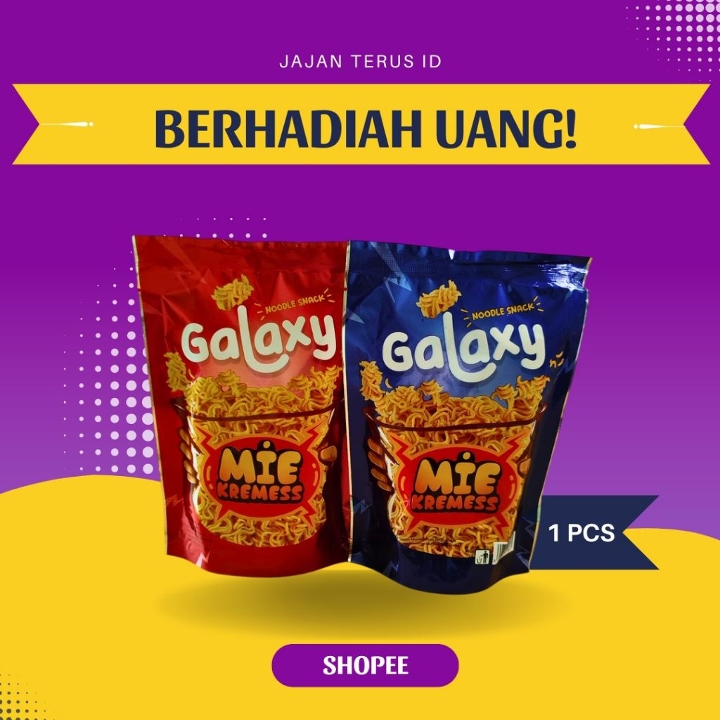 

GALAXY MIE KREMES snack murah berhadiah uang enak, ulang tahun anak cemilan