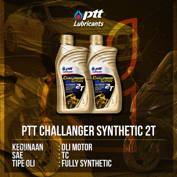 Oli Motor PTT Challenger Synthetic 2T