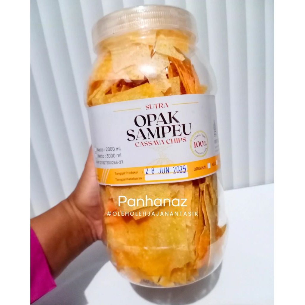 

Opak Sampeu Sutra (Cassava Chips) 2000ML