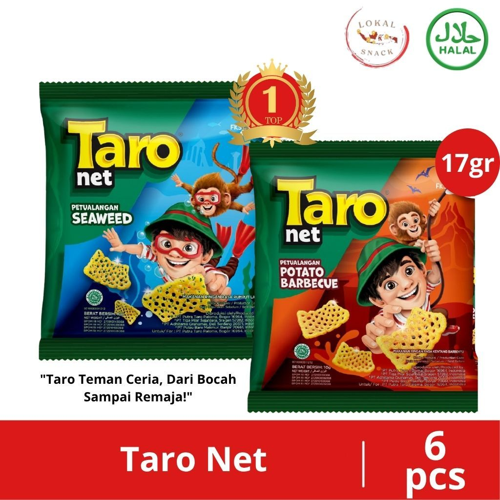 

Snack - Taro Net Petualangan - paket 17gr x 6Pcs