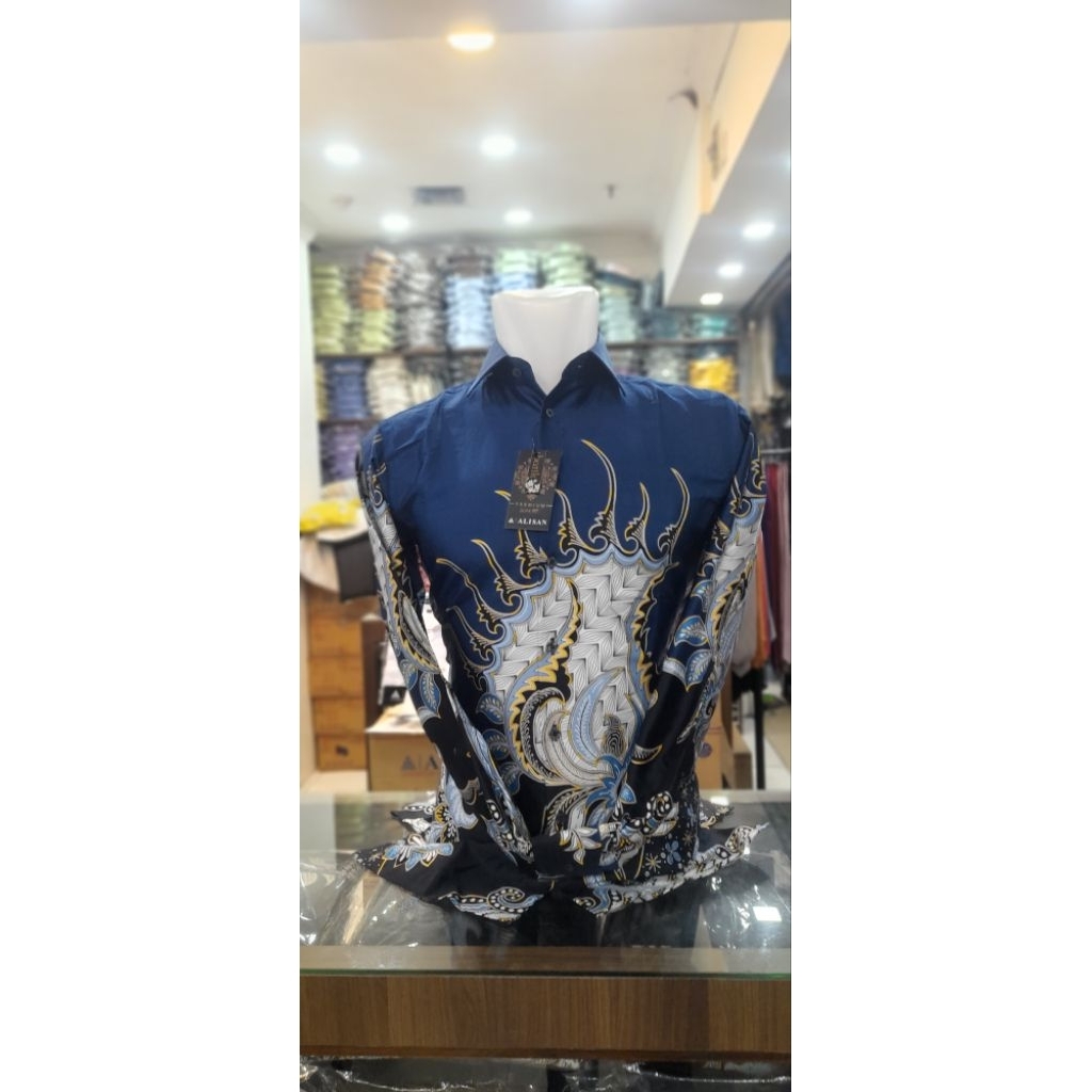 Alisan Batik Premium Lengan Panjang Slimfit