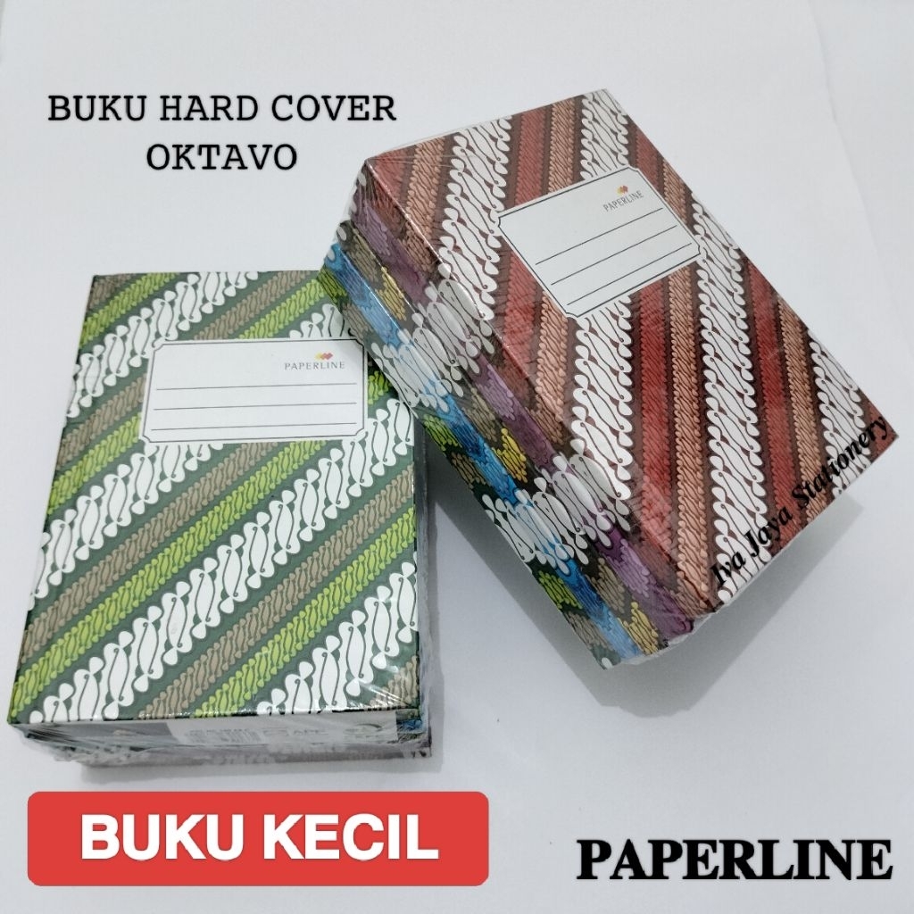 

1 Pak Buku Kecil Oktavo Paperline 100 Lembar (Isi 5 Buku) Buku Hard Cover PAPERLINE
