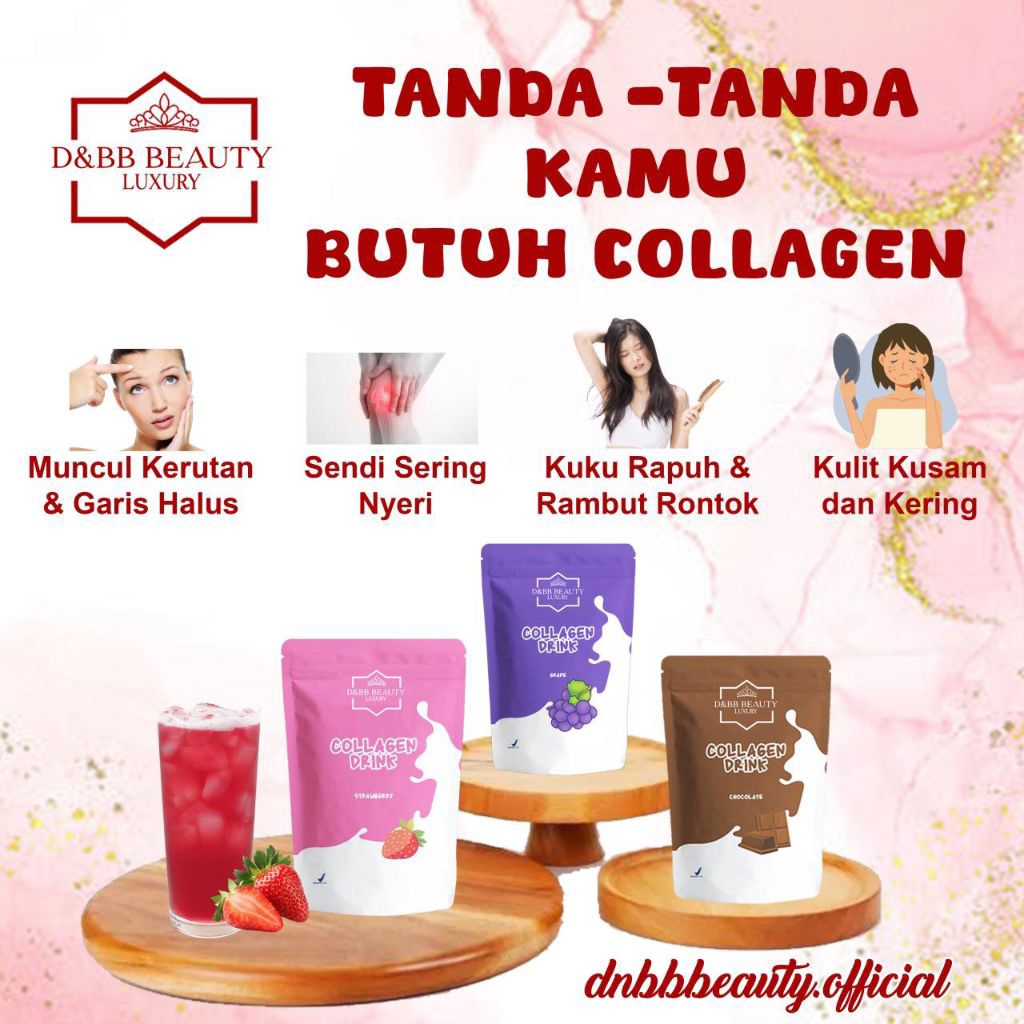 Collagen drink D&BB Beauty luxury / pemutih badan / menurunkan berat badan